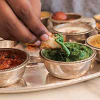 The key to the Indian way of eating is combining