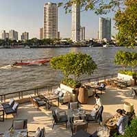 The riverside is now the luxury destination in Bangkok